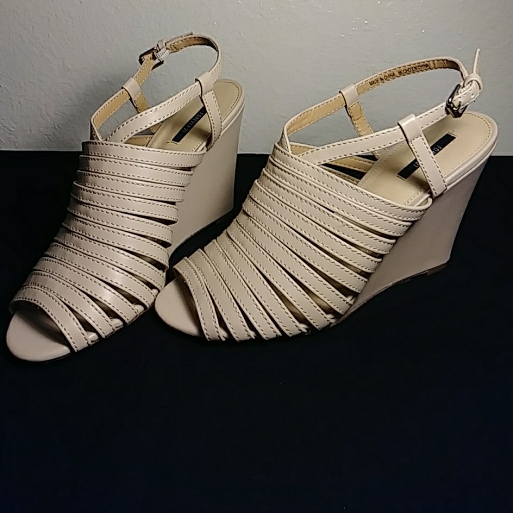 Forever21 Strappy Wedge heels
